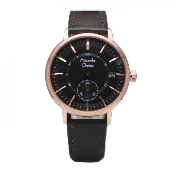 Alexandre Christie AC 6545 Rosegold Black MSLRGBA